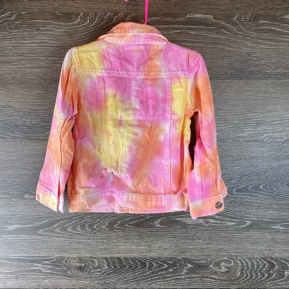 Tie dye girls boutique denim jacket NEW - Picture 5 of 5